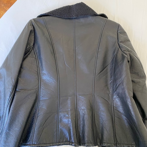 Daniel Leather warm jacket - Picture 4 of 5